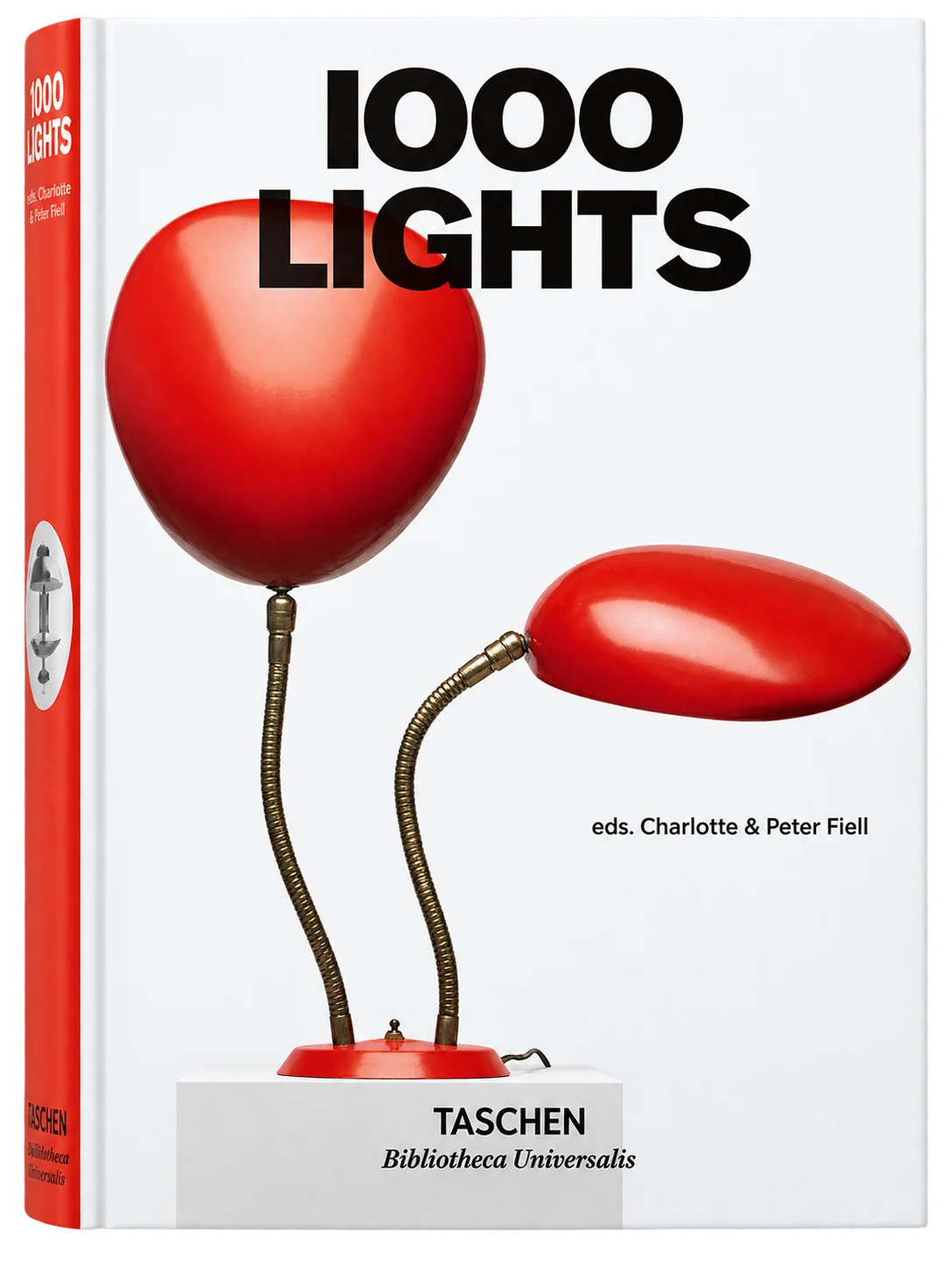 1000 Lights book cover with two red lamps