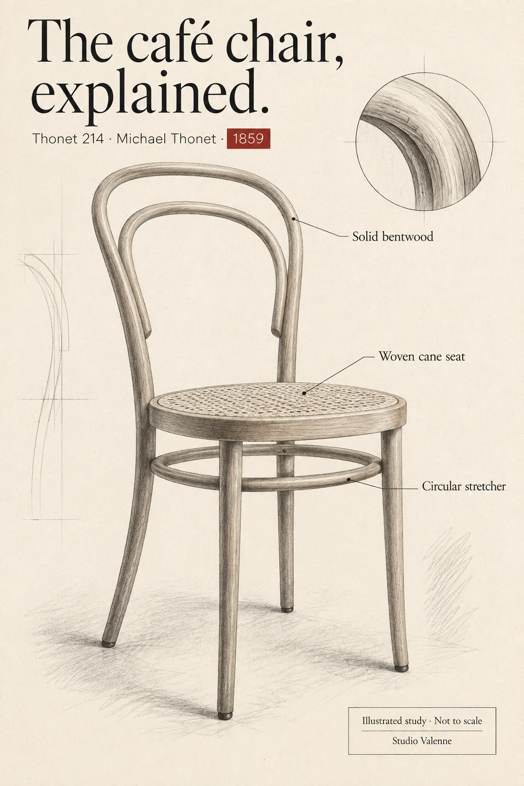 Thonet 214: the café chair, explained